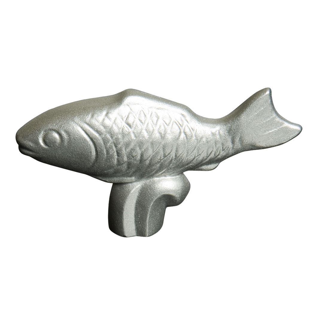 Animal Stainless Steel Fish Knob Staub