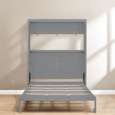 Murphy Bed Wall Bed with Shelves