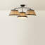 Delaylah Linen Semi Flush Mount