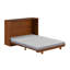 Lit escamotable Winthrop en bois avec matelas de 10 cm-751162939-751162940
