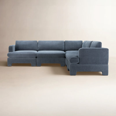Jolie 5-Piece Upholstered Modular Corner Sectional