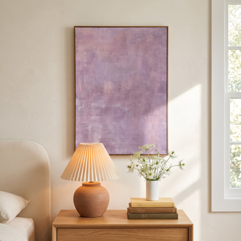 Renaldi Framed Painting Lavender