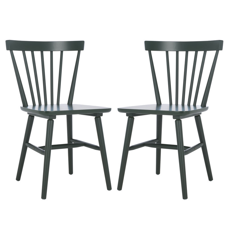 Antoya 17.83'' H Solid Wood Side Chair, Garden Green