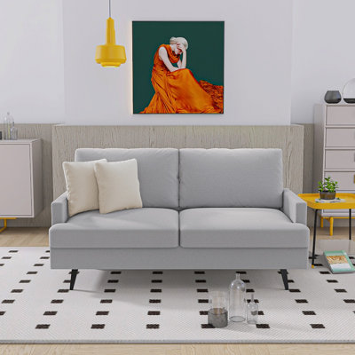 Canapé-lit moderne en tissu avec pieds en métal Itzamara