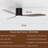 52” 3 - Blade Dimmable Ceiling Fan With LED Lights And Remote Control-763435161-763435162