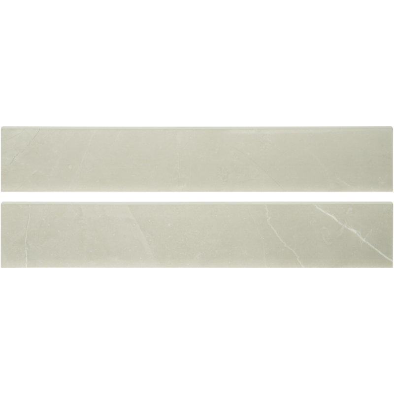 Carreau de faïence en porcelaine polie 3 po x 18 po Sande Sonoma, Gravelle