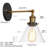 Mekhail 1 - Light Glass Shade Dimmable Classic Armed Wall Sconce-1189202101