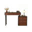 Meuble-lavabo de chambre de style Mid-Century avec armoire à tiroirs-713298857