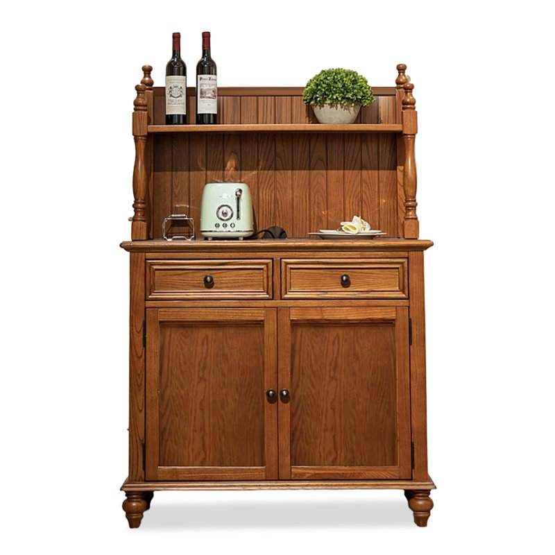 Cherry Solid Wood Sideboard, 58.27" H x 39.37" W x 15.75" D