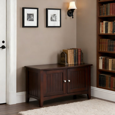 Banc de vestibule avec armoire de rangement Shaker