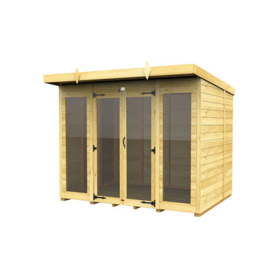Pent Summer House (Full Height Window)