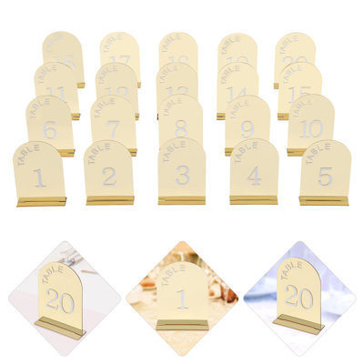 Table Number (Set of 20)