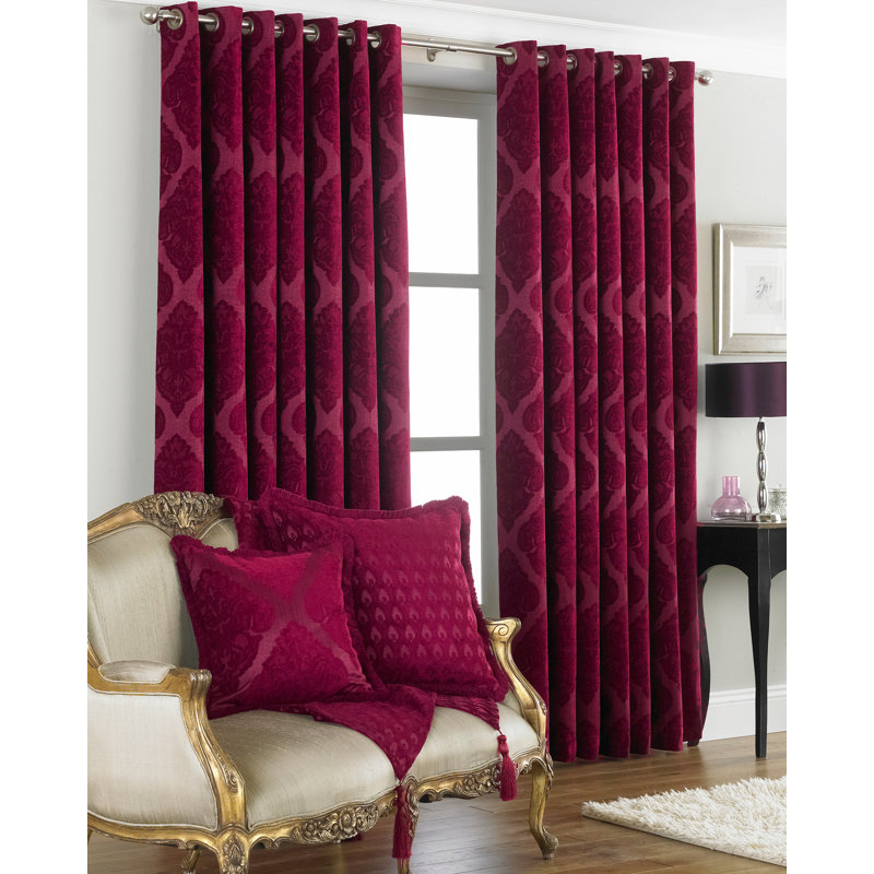 Cheralee Room Darkening Curtain Pair, Mocha, 229 W x 229 D cm