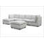 Canapé modulaire 130 po avec repose-pieds convertible 130 po-784659429