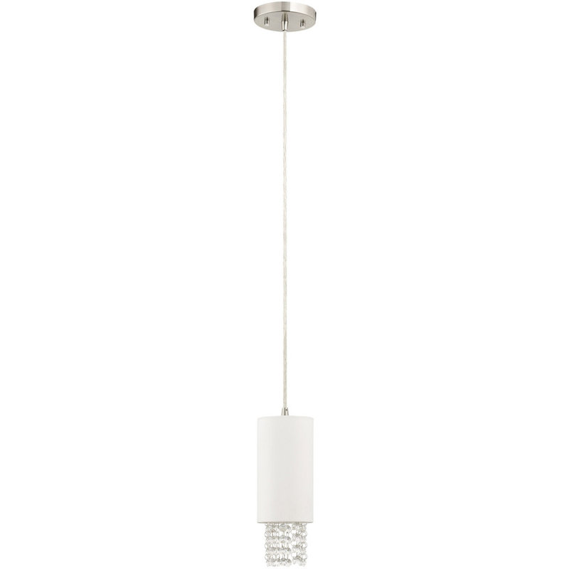 Luminaire suspendu tambour 1 lumière Eutiquio