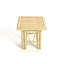 Ensemble de fauteuils inclinables en bambou avec table d'appoint en bambou By RAM Game Room