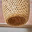 37cm H Oval Pendant Shade ( Spider ) in Natural