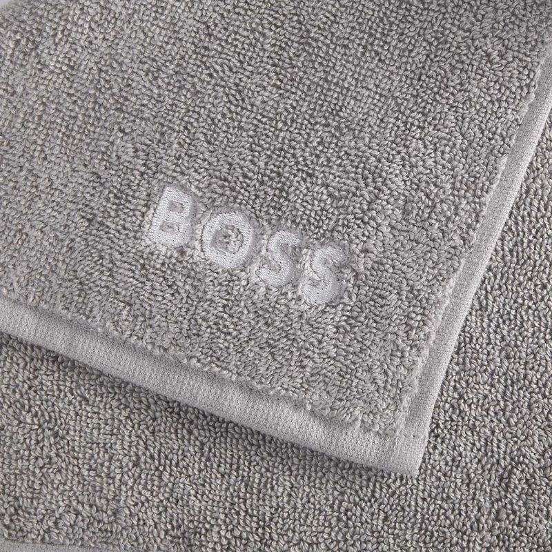 100% Cotton Plush Washcloth, Concrete