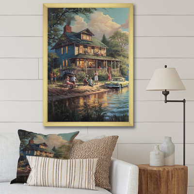 «Richae Summer Vaccation At The Cottage I», reproduction sur toile