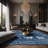 Tapis gris soyeux et moelleux-101420955