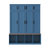 Farmhouse Hall Tree With 4 Hidden Hanging Hooks, Versatile Walnut Seating Bench With 8 Doors, Entryway Shoe Cabinet With Open Compartment For Living Room-1609121139