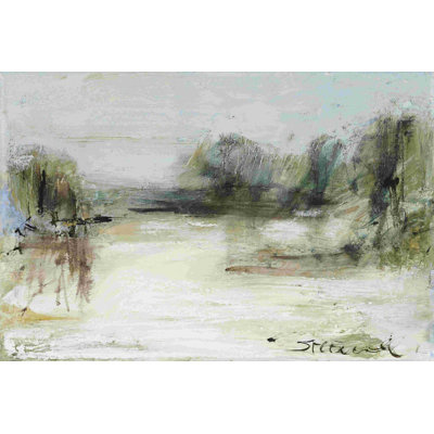 Wintery Horizon III - peinture sur toile tendue