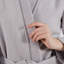 Hammd 100% Cotton Waffle Gender Neutral Mid-Calf Bathrobe with Pockets-1510750019-1510750031