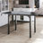 Foldable Dining Table Set Extendable Wood Top-933584952-918190849-933584958
