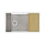 DUCASSE FIRECLAY KITCHEN WORKSTATION, 33", GLOSS WHITE-1671493020