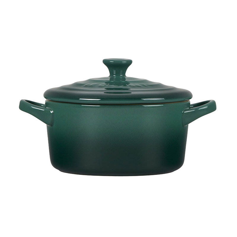 Le Creuset Stoneware Mini Round Cocotte, 14oz., Artichaut