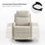 Fauteuil inclinable manuel berçant moderne pivotant de 26,5 po Adstall-1926791458