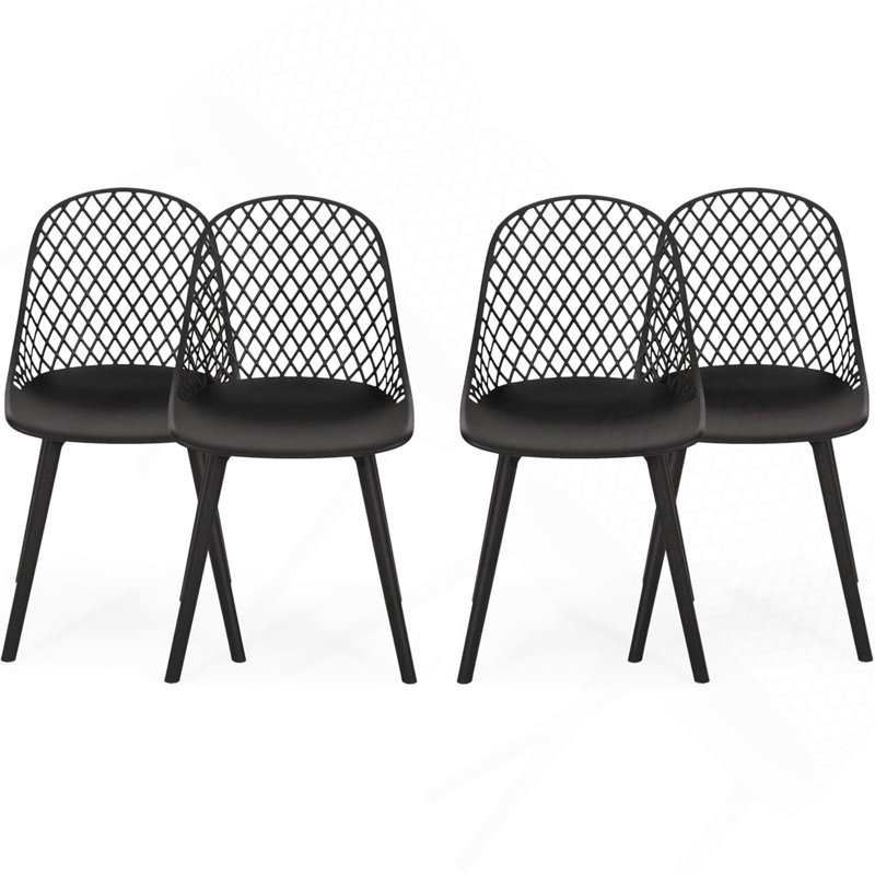 Chaise (ensemble de 4), Noir