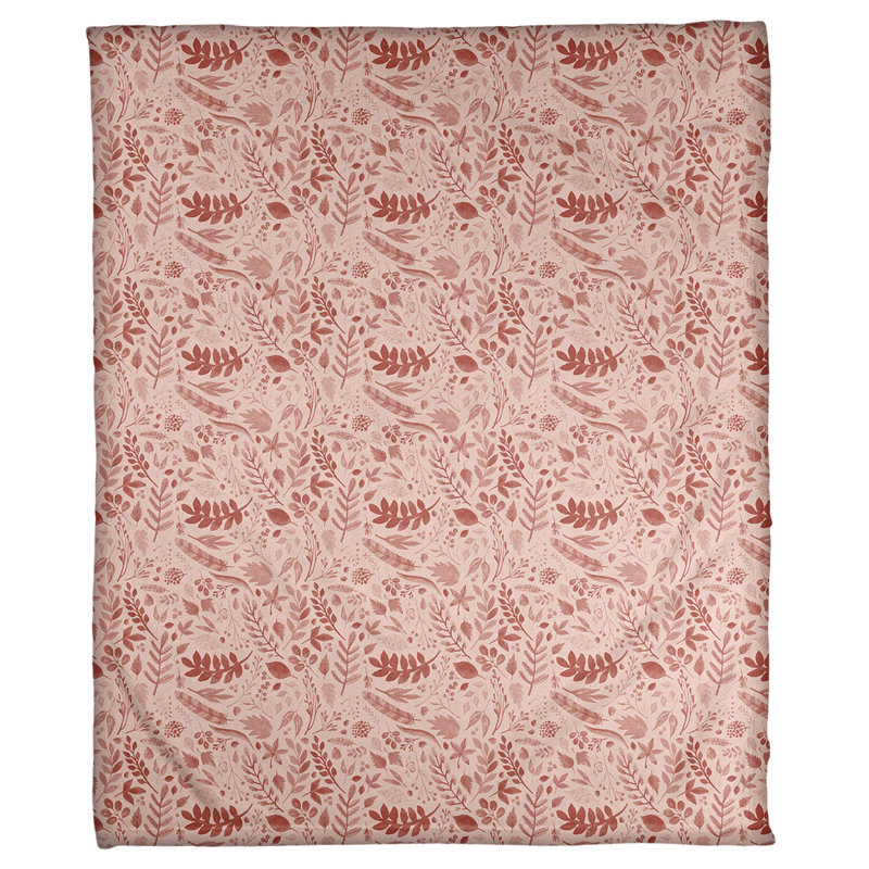Sewn Throw Blanket, 60" W x 80" L, Pink