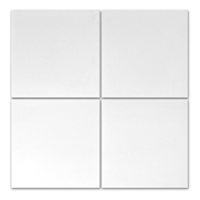 Thassos White Marble 12 in. x 12 in. Marble Tile