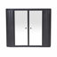 Black Wall-Mounted Bathroom Cabinet With Mirror-69164729