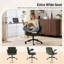 Chaise pivotante en cuir huilé avec accoudoirs rabattables-1480034617