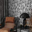 Salt Sheen Finish Penello Brush Dance Design Wallpaper Roll-716559674