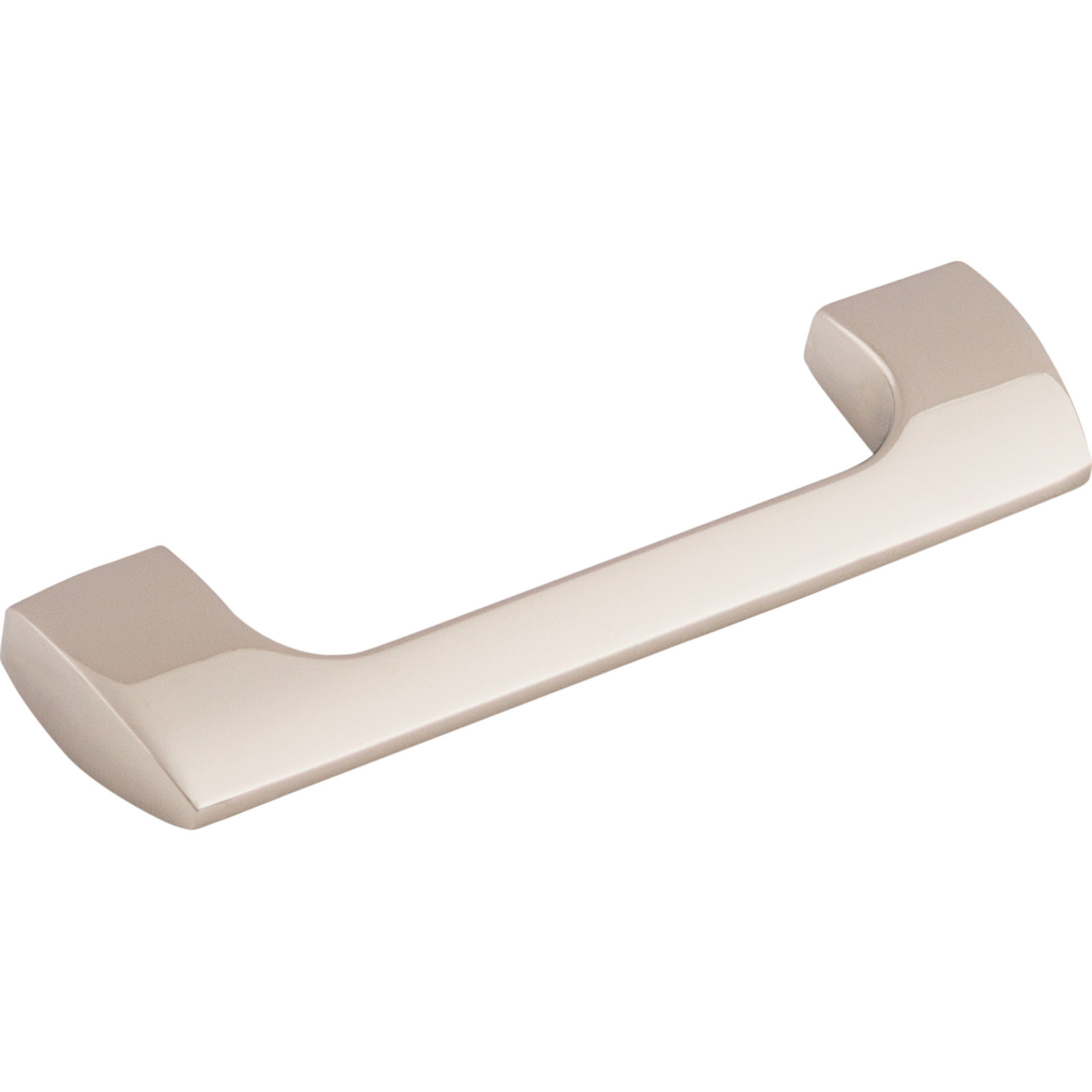 Holland Bar Cabinet Pull, Polished Nickel, 3 3/4" Center to Center