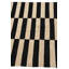 Tapis noir et blanc Orta