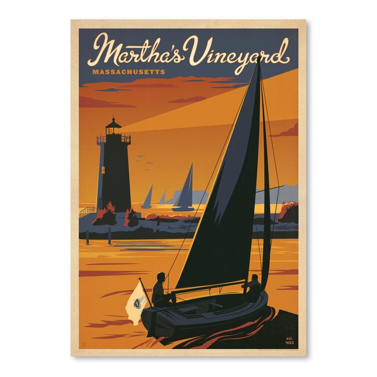Martha's Vineyard Vintage Advertisement