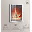 Décoration murale de Noël Winter Art Glow Shadowbox par Art Remedy, cadre blanc, 25 x 37-1644434948-1644434951