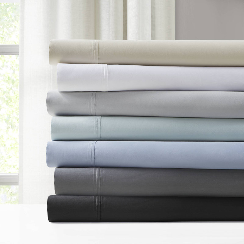 Seafoam Queen 1500 Thread Count Cotton Blend 4-Piece Sheet Set