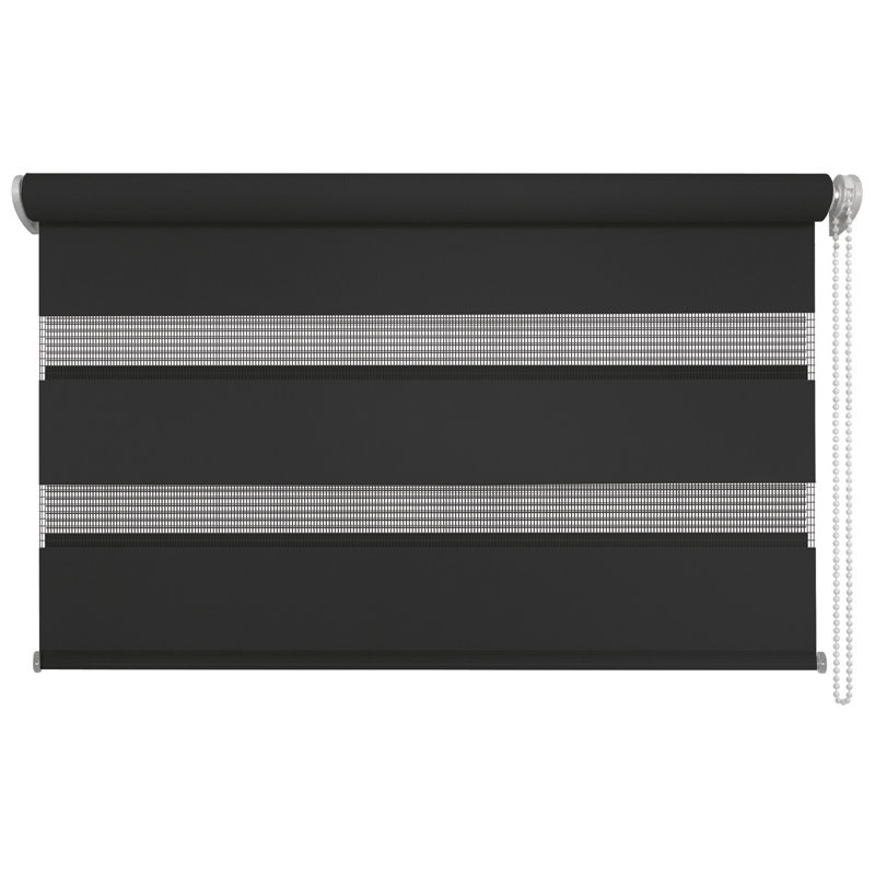 Just Room Darkening Roll-Up Blind, Anthracite, 210 cm L x 80 cm W