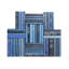 Modern Denim & Gold Book Wall-1846499208-1834039675-1839739477
