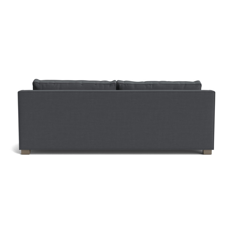 Keaton Slope No Nail 84 Sofa, Performance Linen - Charcoal, Driftwood