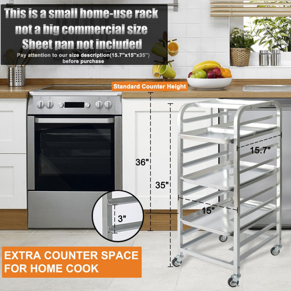 17 Stories 10 Tier Bread Baking Speed Rack For Cooling, Bakery Stand ...