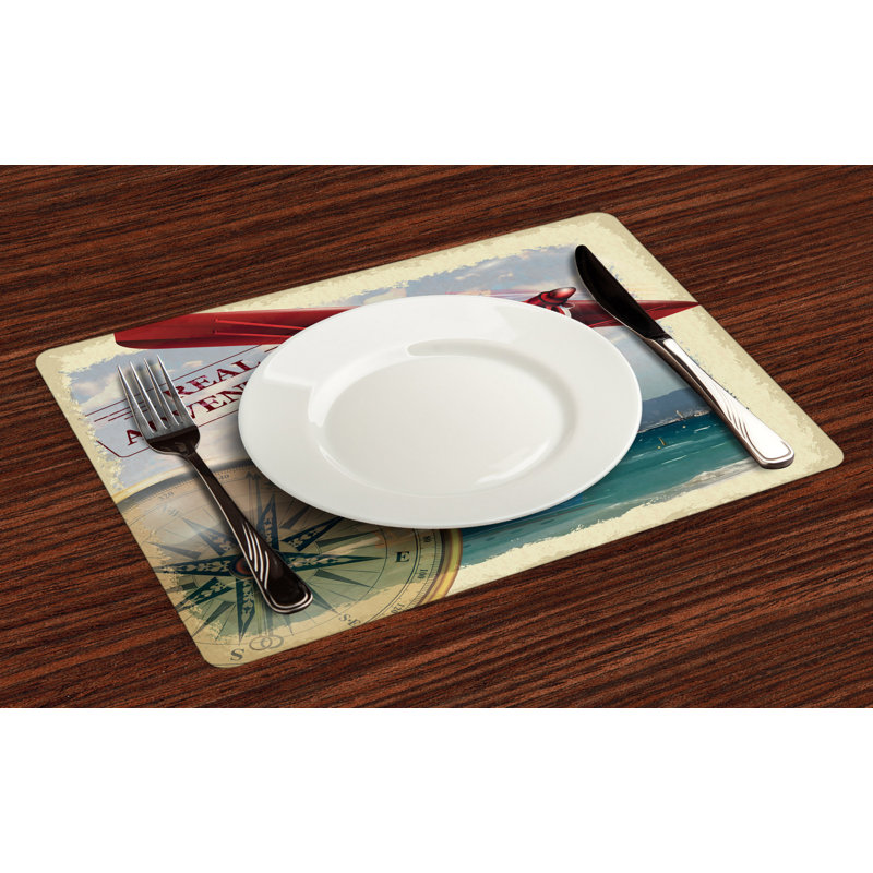 Tapia Saying Coastline Plane Placemat