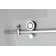Coraline XL 68" - 72" W x 30" D x 80" H Frameless Rectangle Sliding Shower Enclosure, Frosted Glass