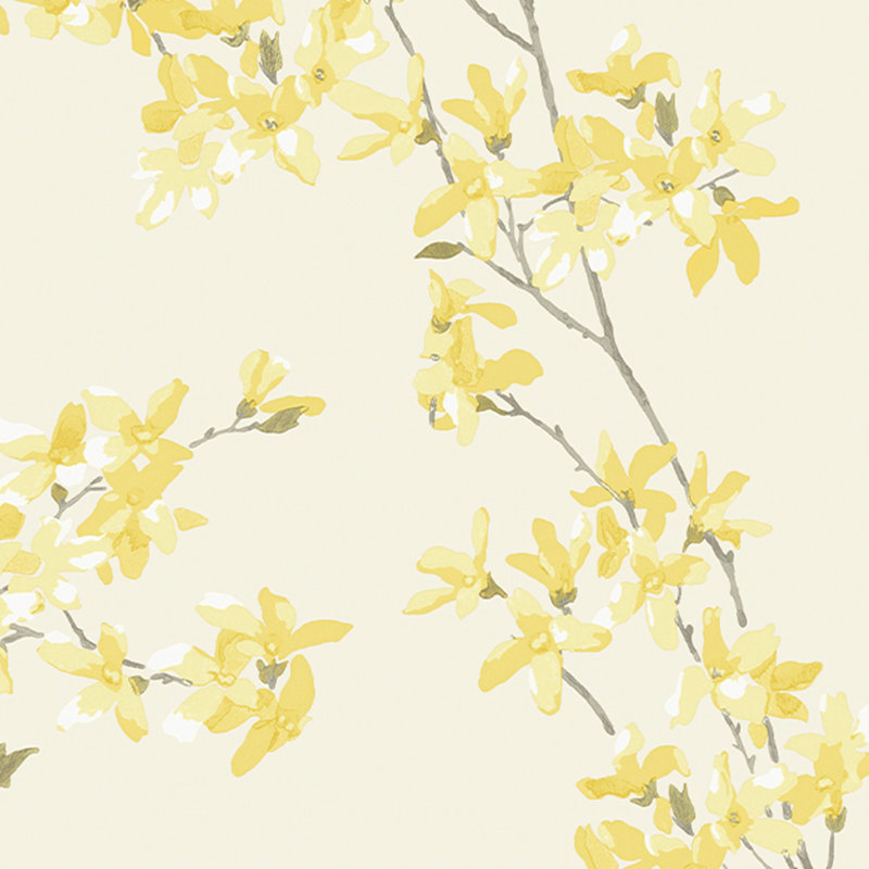 Laura Ashley Forsythia Wallpaper Roll, Sunshine