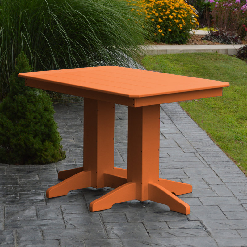 Table de salle à manger Nettie, Orange, l 33 po x L 48 po x H 32 po